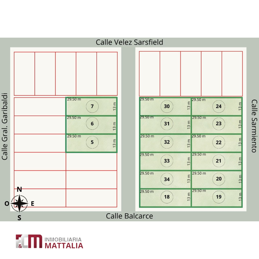 TERRENOS EN VENTA - CARLOS PELLEGRINI